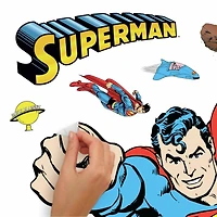 RoomMates Classic Superman Peel & Stick Giant Wall Decals