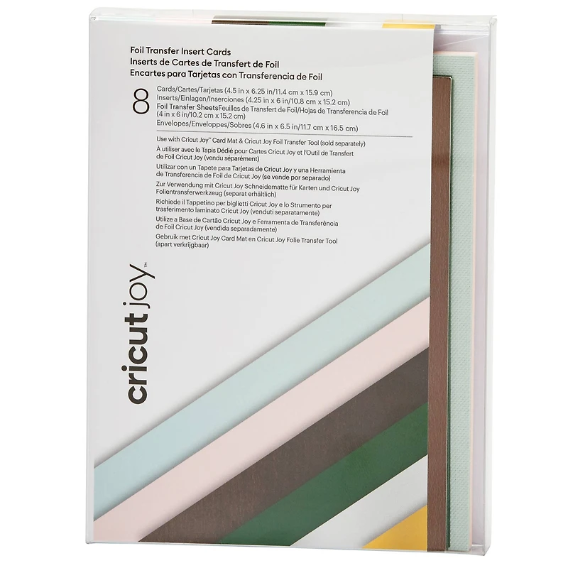 Cricut Joy™ A6 Foil Transfer Insert Cards, Forest Grove Sampler