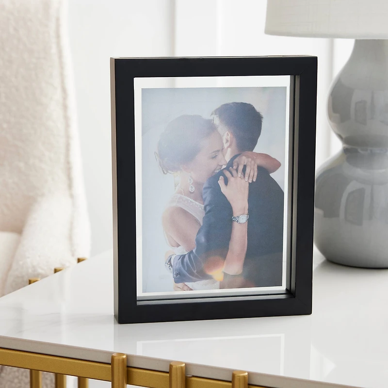 Expressions™ 6" x 8" Black Float Frame by Studio Décor®