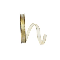 JAM Paper 5/8" x 50yd. Mesh Wired Shiny Ribbon