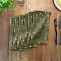 Green Twinkle Cotton Twill Napkin