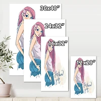 Designart - Trendy Fashion Girl I