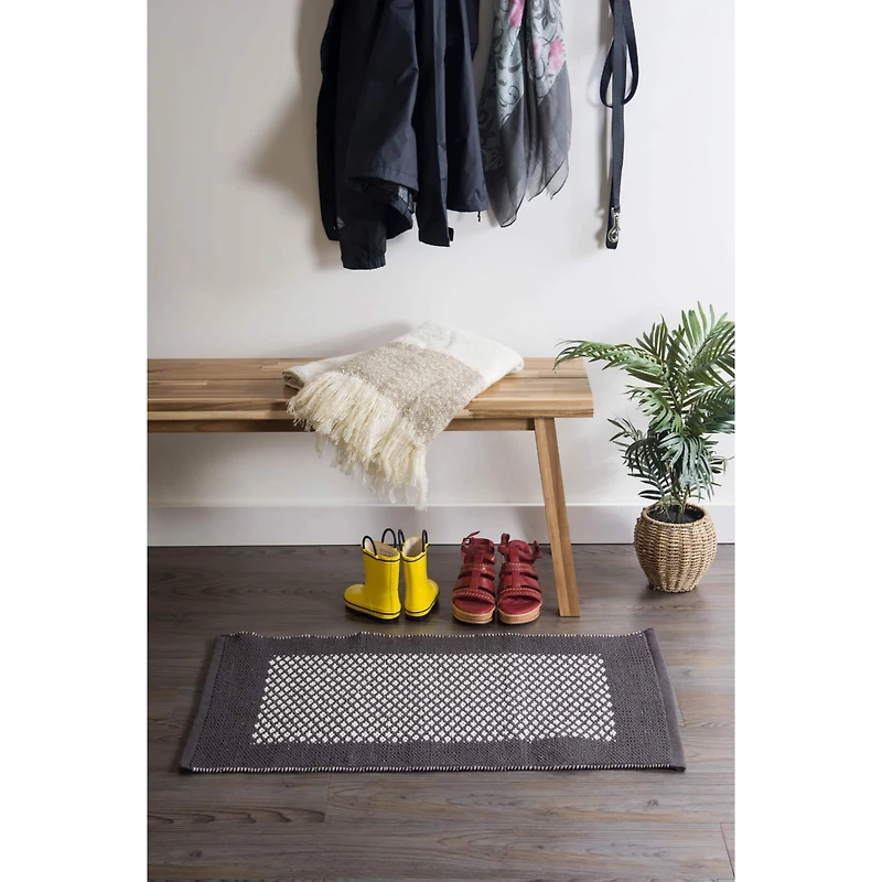 DII® Mineral Bordered with Small Diamonds Rug, 2ft. x 3ft.