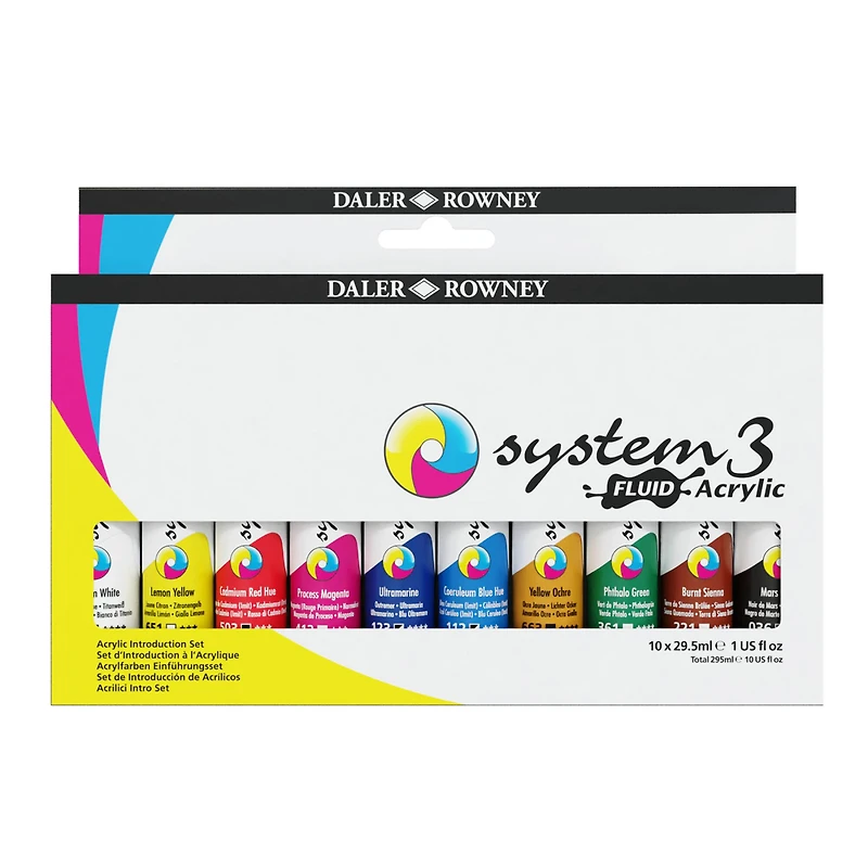 Daler-Rowney® System3 Fluid Acrylic Introduction Set
