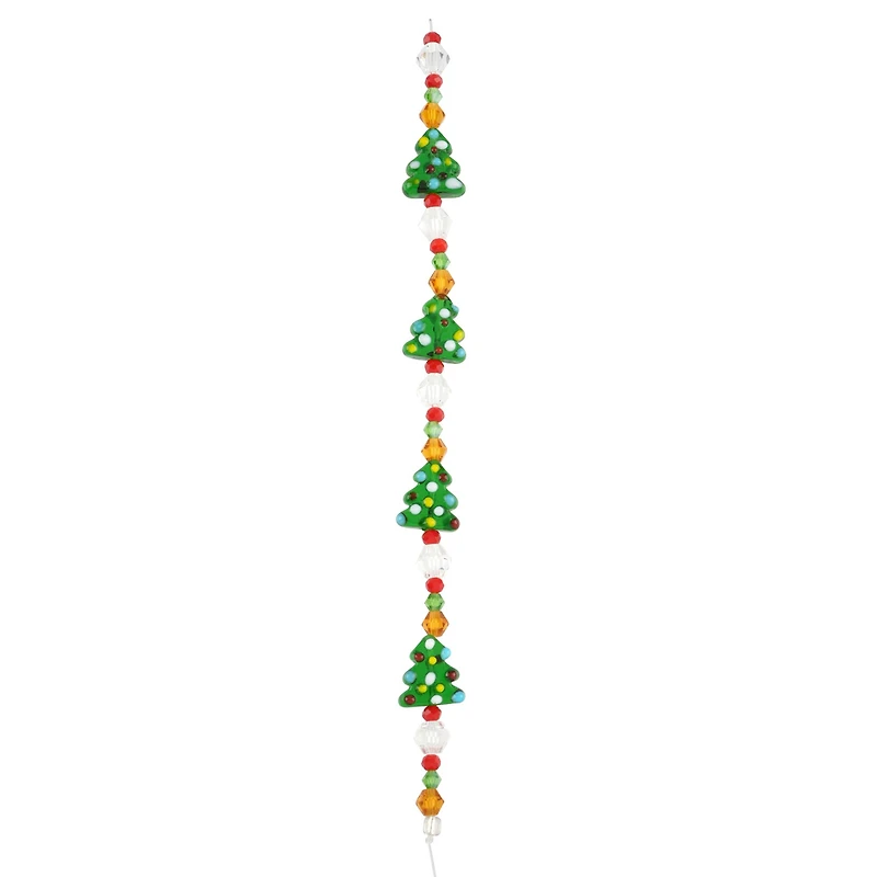 Christmas Tree Lampwork Glass Bead Mix by Bead Landing™