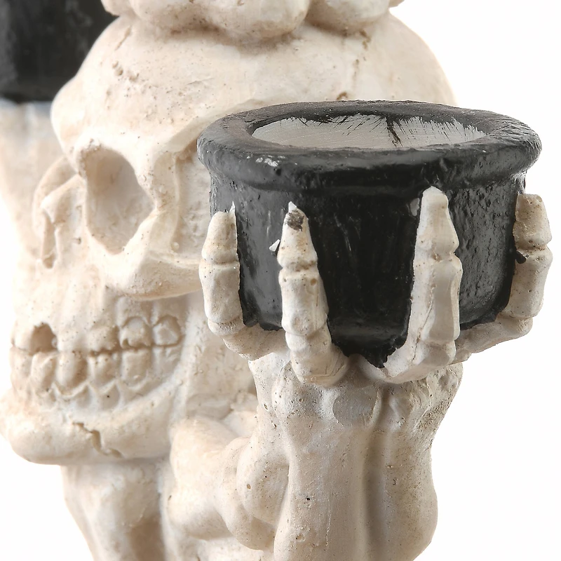 12" Skeleton Candelabra