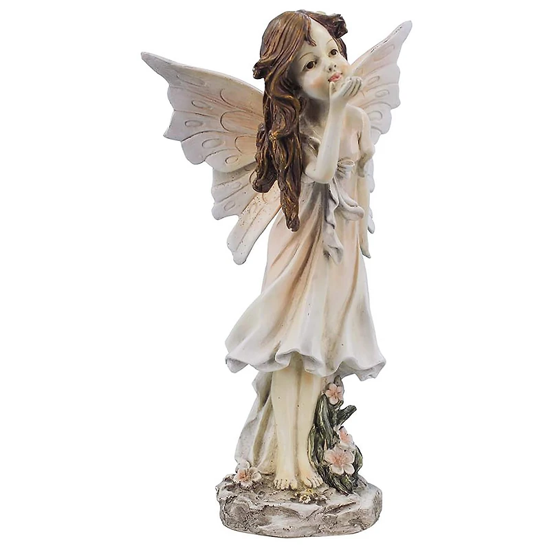Design Toscano 13.5" Wildflower Meadows Fairies Blossom Garden Statue