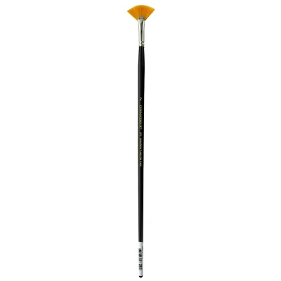Connoisseur® Gold Taklon Long Handle Fan Brush