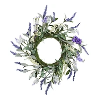 16" Lavender Spring Wreath