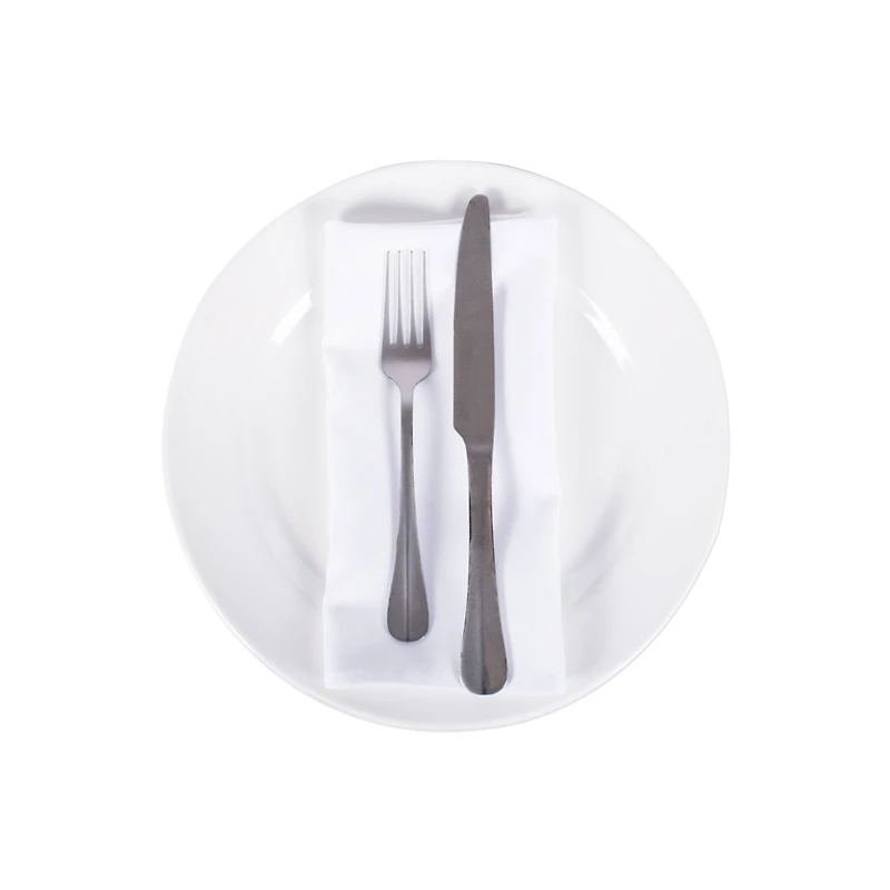 White Commercial Quality 18" x 18" Napkin Set, 6ct.