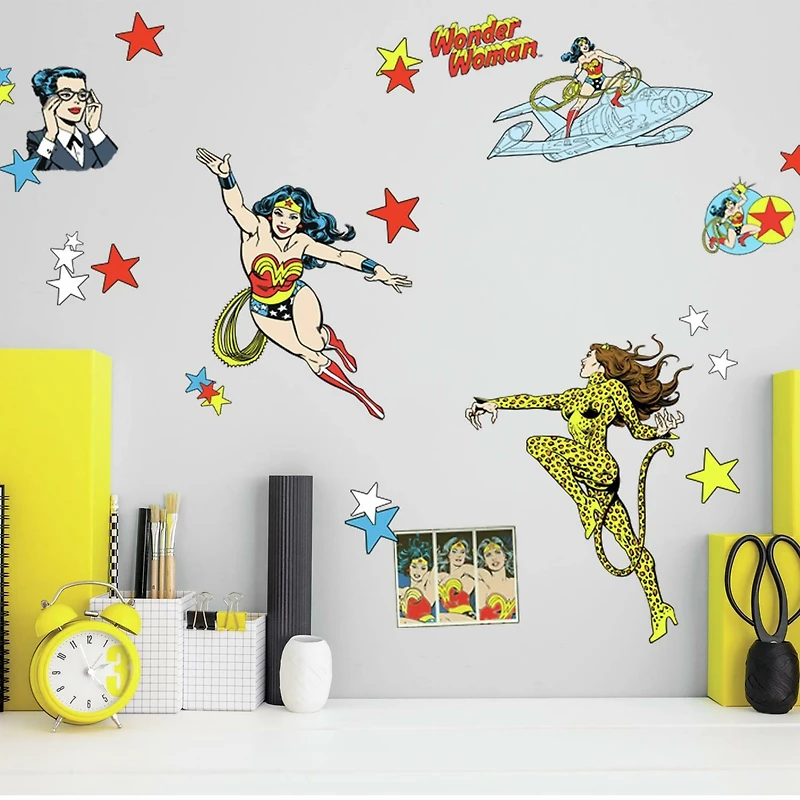 RoomMates Wonder Woman Peel & Stick Wall Decals