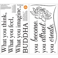 WallPops Become What You Think Wall Quote