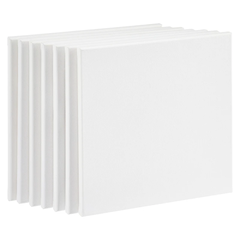 7 Pack 12" x 12" Super Value Canvas by Artist's Loft®