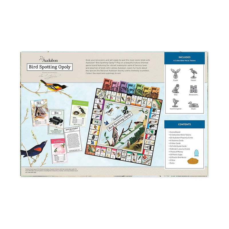 Audubon® Bird Spotting Opoly™ Collector's Edition Set