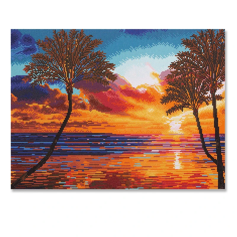 Sunset Palms Diamond Art Kit by Make Market®