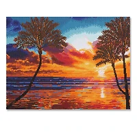 Sunset Palms Diamond Art Kit by Make Market®