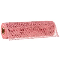 10" x 19ft. Pink Poly Burlap Mesh by Celebrate It™