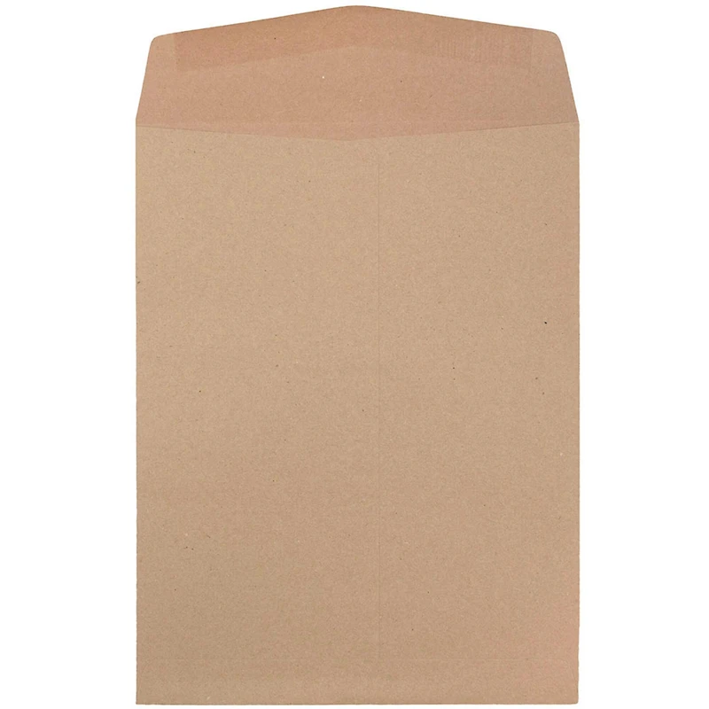 JAM Paper 9" x 12" Brown Kraft Open End Catalog Premium Envelopes