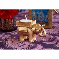 Kate Aspen® Lucky Elephant Golden Tealight Holder, 6ct.