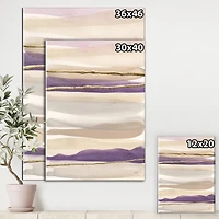 Designart - Shape of Glam Purple III