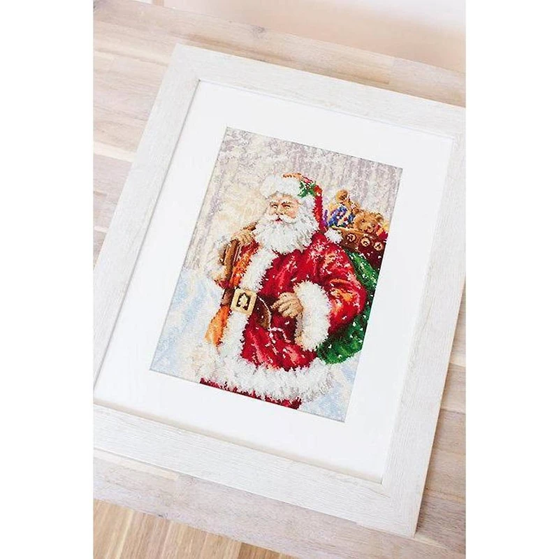Luca-S Santa Claus Counted Cross Stitch Kit