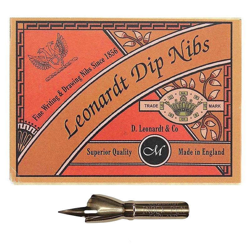 Manuscript Leonardt Bronze Index Dip Nibs, 24ct.