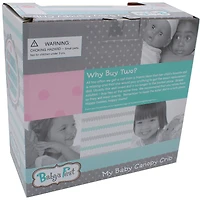 Goldberger Baby's First® 9" Canopy Crib Baby Doll with Unicorn Pajamas