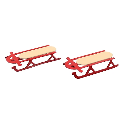 Mini Red Sled Decorations by Ashland®