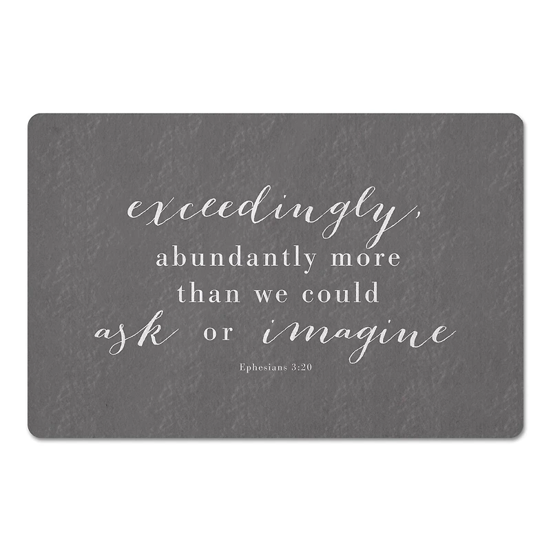 18" x 27" Exceedingly Abundantly More Floor Mat