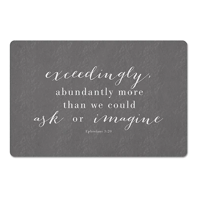 18" x 27" Exceedingly Abundantly More Floor Mat