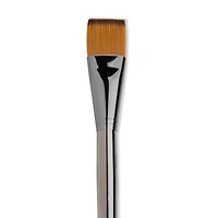 Zen® Series 43 Synthetic All Media Long Handle Bright Brush, Size 12