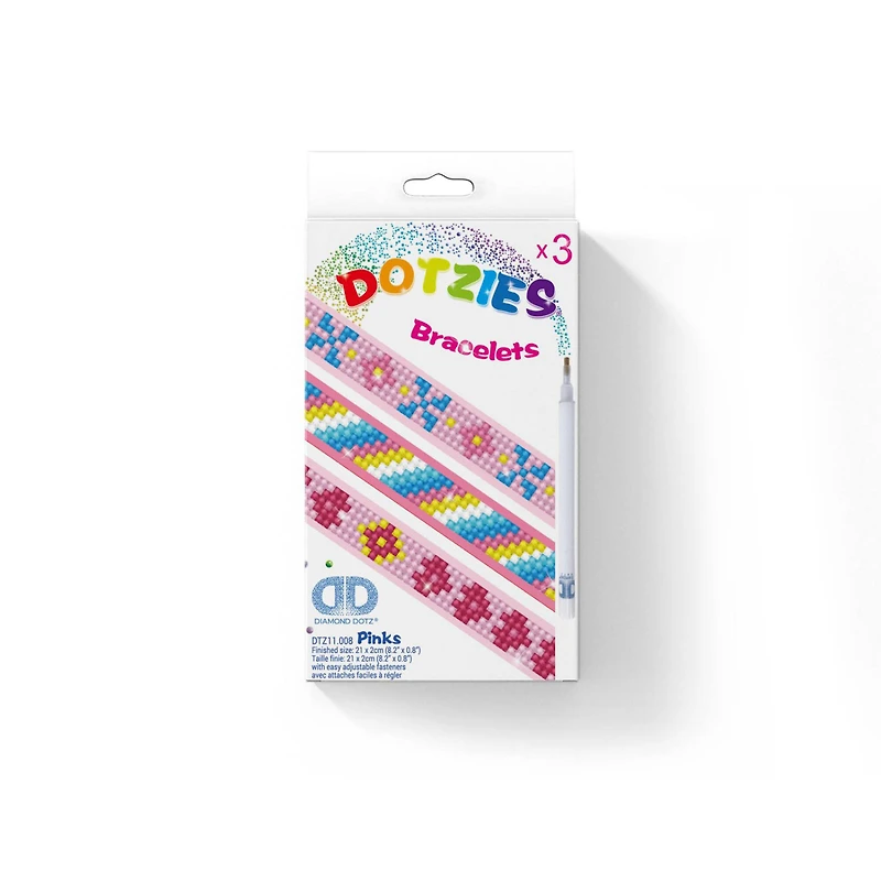 Diamond Dotz® Dottiez® Pinks Bracelets Diamond Painting Artwork Kit