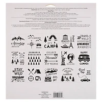 6 Pack: Camping & Travel Stencils by Craft Smart®, 12" x 12"