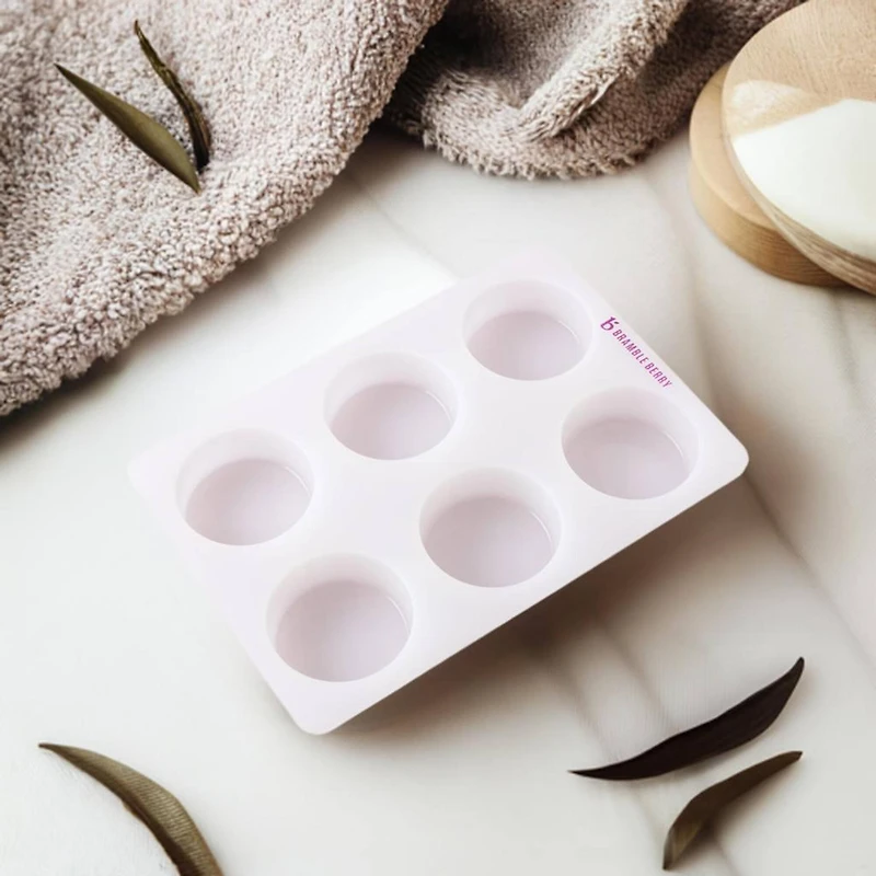 Bramble Berry 6 Cavity Silicone Circle Mold
