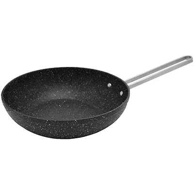 THE ROCK by Starfrit 7.08" Personal Wok Pan With Stainless Steel Wire Handle
