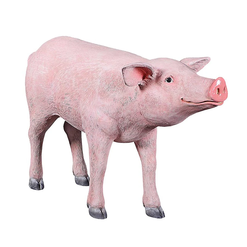 Design Toscano 38.5" Porkchop the Pig Lifesize Hog Statue