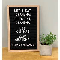 TF Publishing Heart Felt 12" x 18" Oak Wooden Letter Board