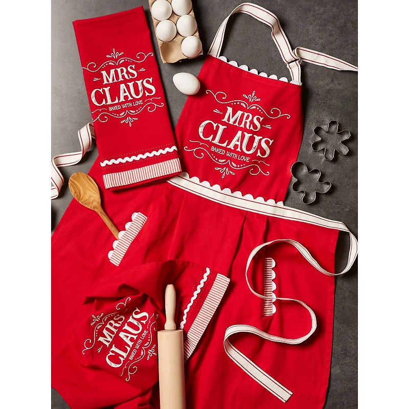 DII® Mrs. Claus Chef Kitchen Set