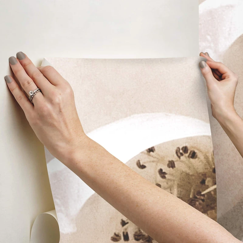 RoomMates Mr. Kate Creamy Floral Peel & Stick Wallpaper Mural