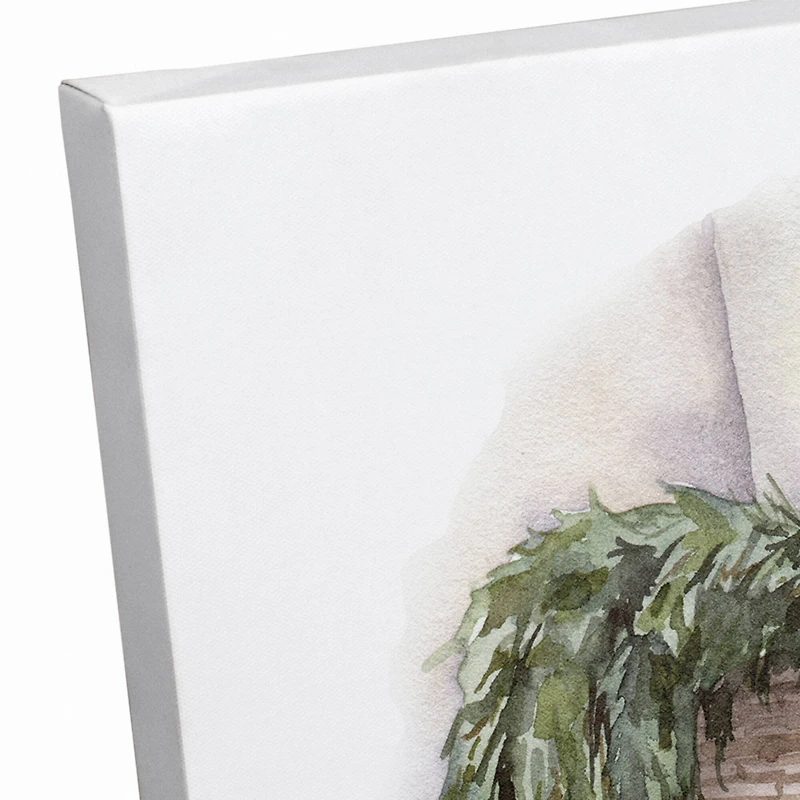 Cozy Fireplace Canvas Wall Art