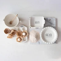 Hello Honey® 12.5" White For Goodness Bakes Stoneware Batter Bowl