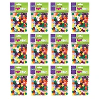 Creativity Street® 0.5" Bright Hues Pom Poms, 12 Packs of 100