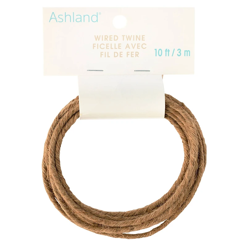 12 Pack: 4mm Natural Wired Twine by Ashland™