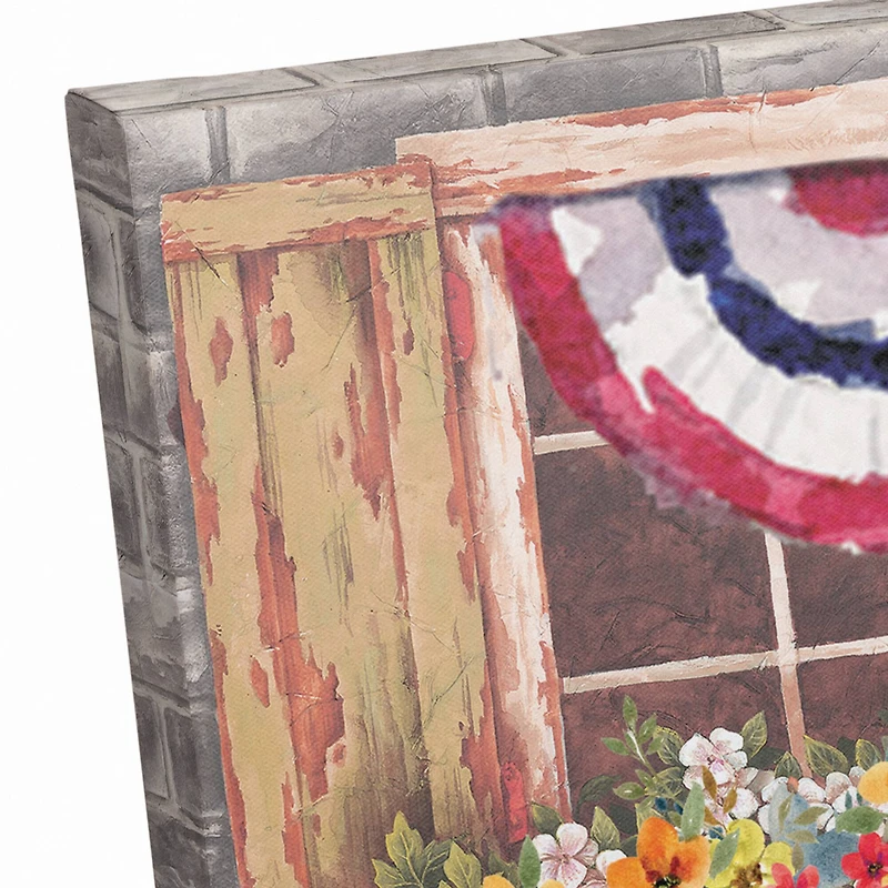 American Window Canvas Wall Art