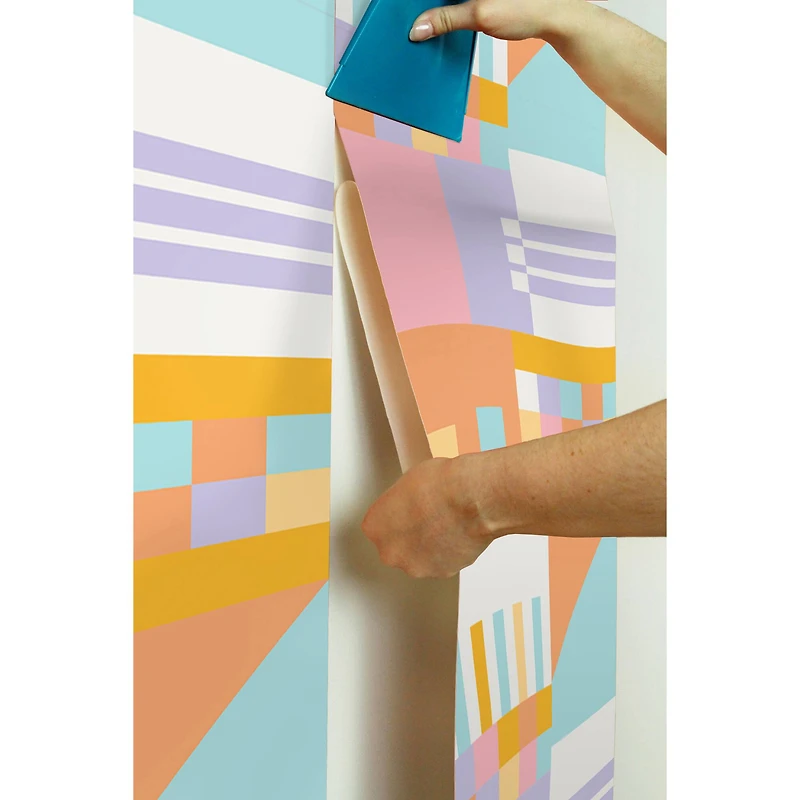 Aelfie Warm Kiki Shapes Peel & Stick Wallpaper