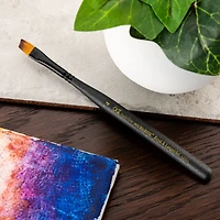 Royal & Langnickel® Mini Majestic™ Short Handle Angular Shader Brush