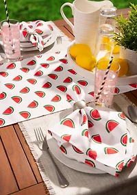 DII® 108" Watermelon Print Outdoor Table Runner