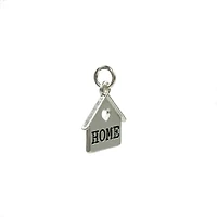Charmalong™ Antique Silver Plated Home Charm by Bead Landing™