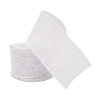 2.5" x 25ft. Wired Faux Burlap Ribbon by Celebrate It