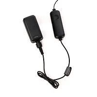 24" Pre-Lit Crestwood® Spruce Porch Bush in Silver Brushed Plastic Urn, Twinkly™ LED Lights